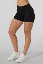 W174 Flashback Foldover Shorts - Black