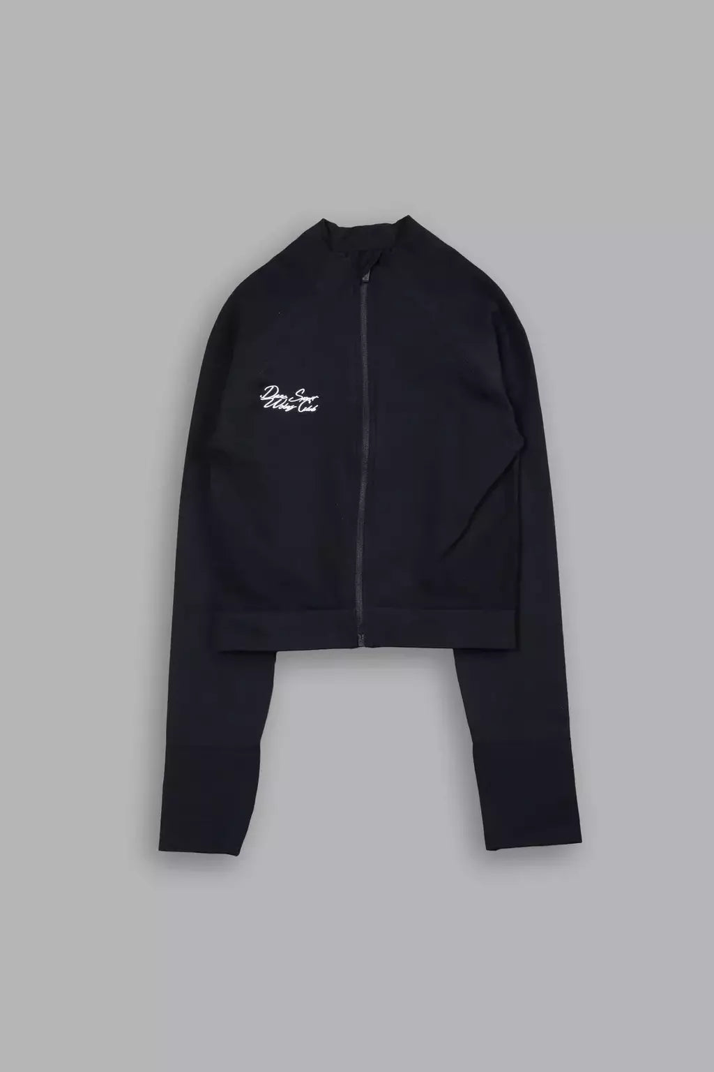 Written In Stone "Everson Seamless" Yasmin L/S Zip Top - Black