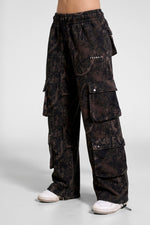 W251 Hunting Season Cargo Joggers - Black Camo