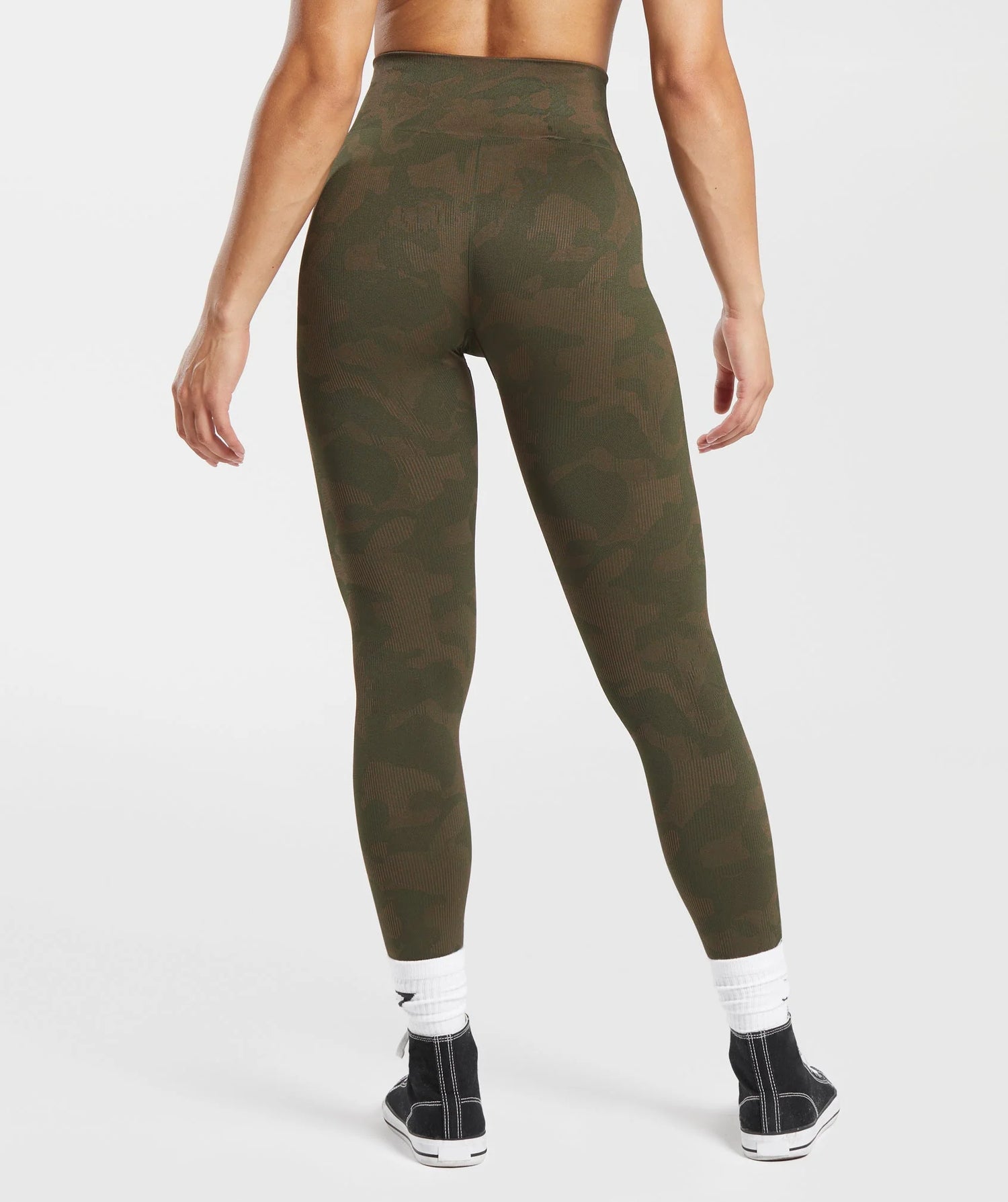 Adapt Camo Seamless Leggings - Winter Olive/Soul Brown