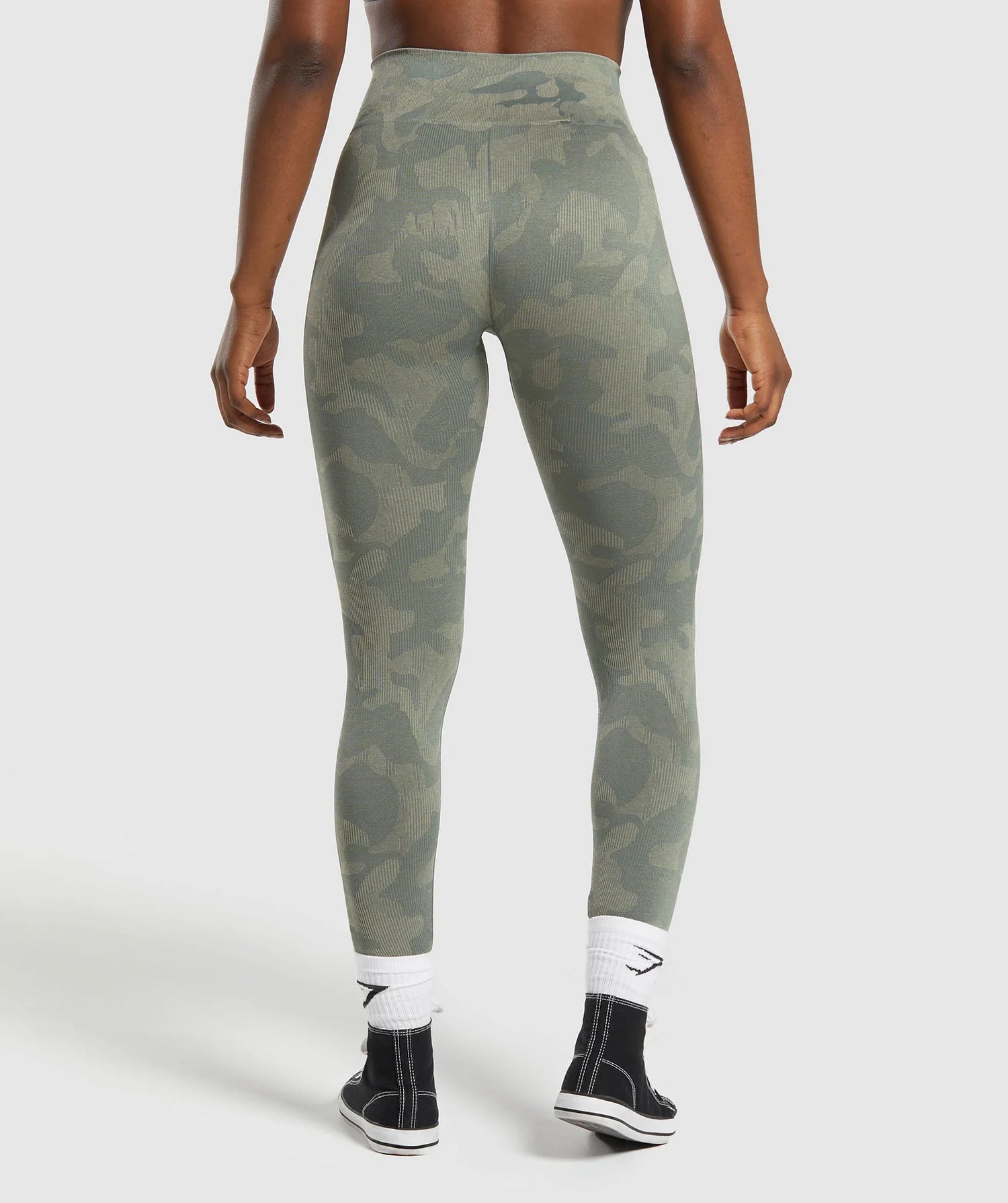Adapt Camo Seamless Leggings - Unit Green/Chalk Green