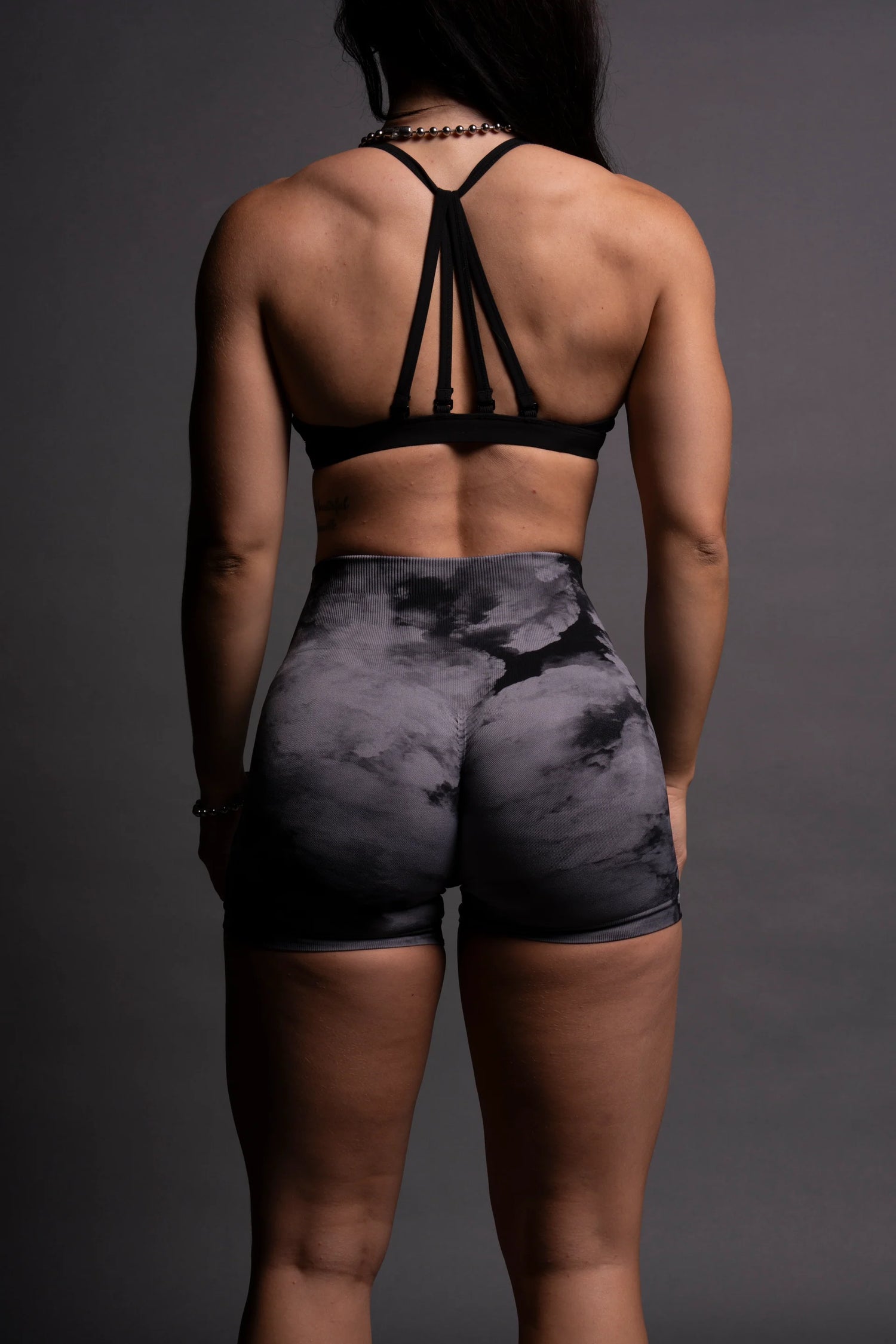 Wolves Forever Everson Seamless "Training" Shorts - Black Ghost Clouds