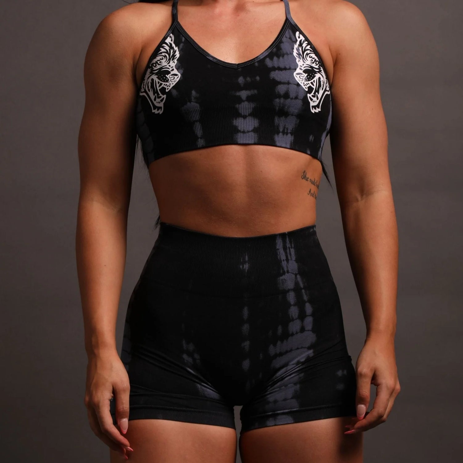 Wolves Forever Seamless Everson "Training" Shorts - Tonal Midnight Blue Serpent
