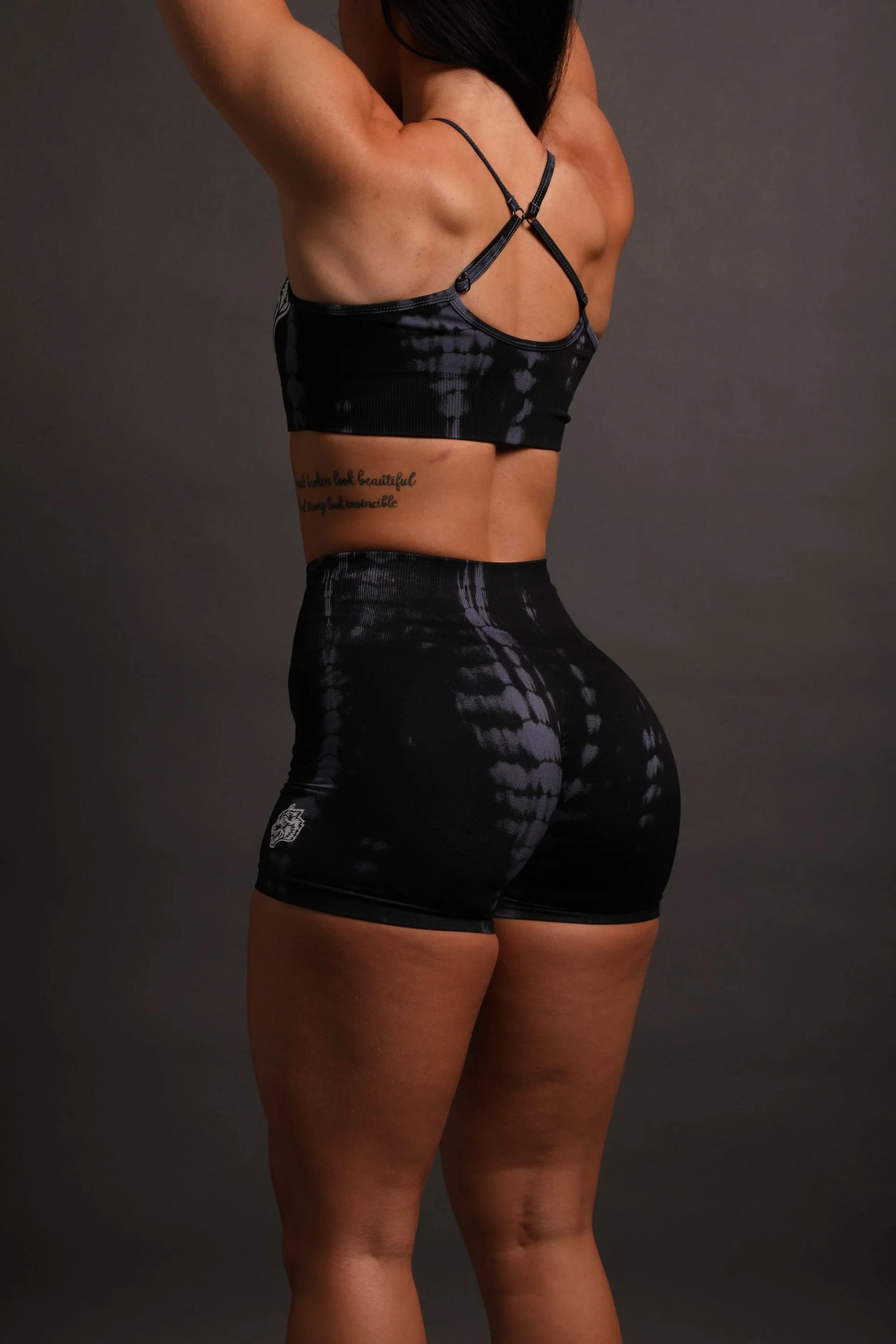 Wolves Forever Seamless Everson "Training" Shorts - Tonal Midnight Blue Serpent