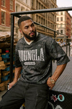 4187 - Varsity Football Cropped Jersey - Dark Tree Camo