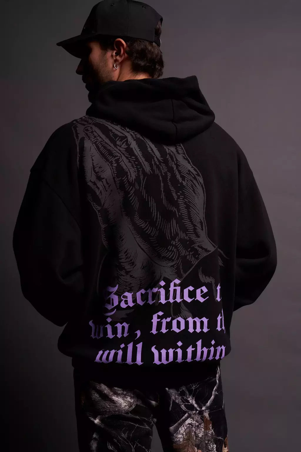 Big Bodybuilding Saved My Life "Bishop" Unisex Hoodie - Black/Black