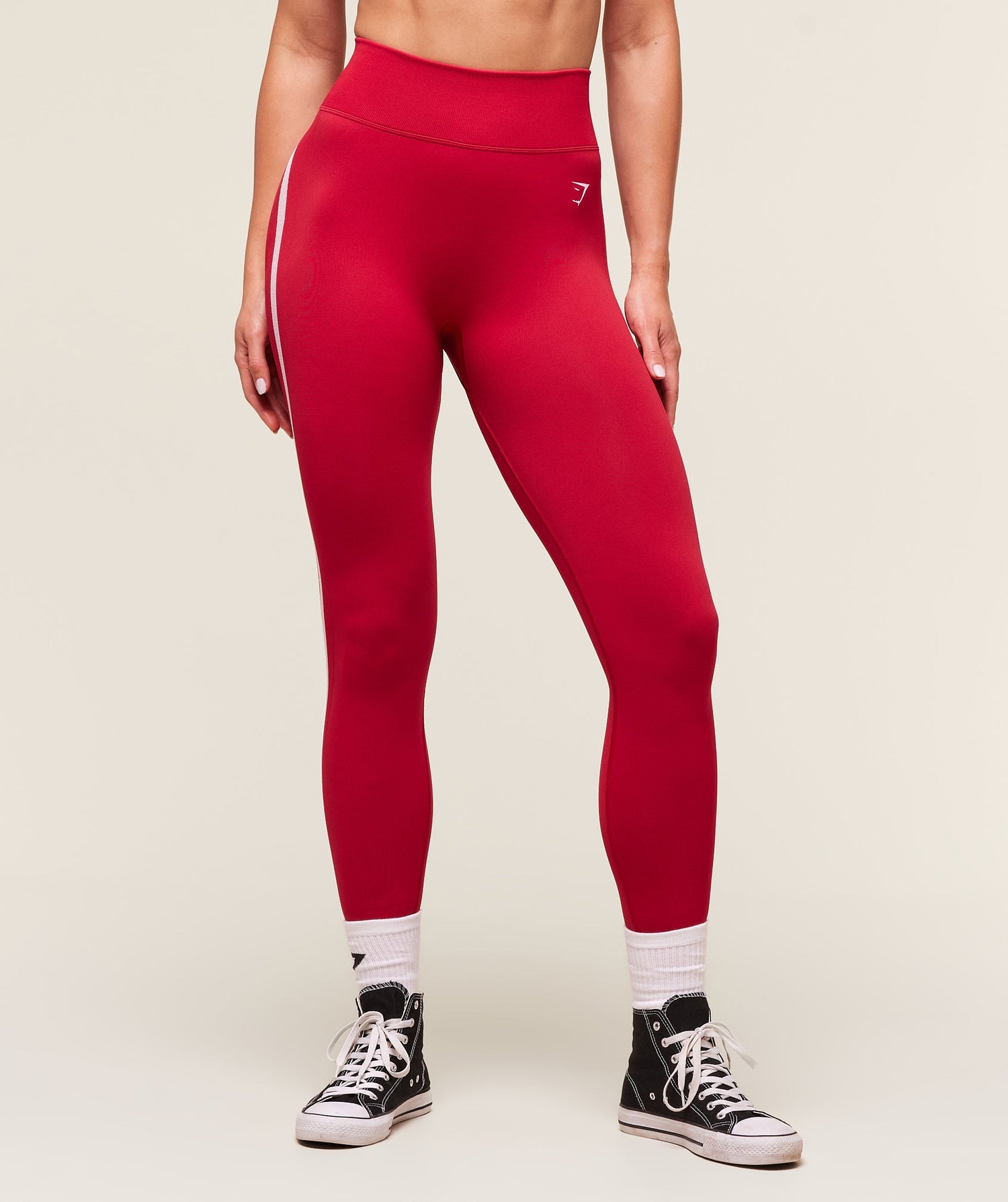 Lift Varsity Seamless Leggings - Carmine Red