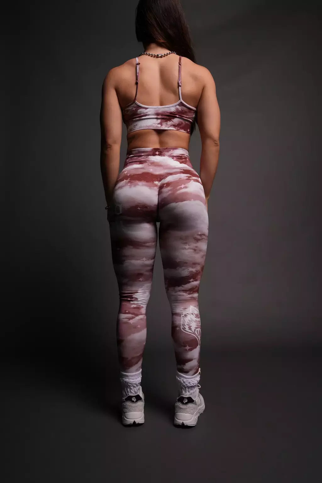 SSDDNFGU "Everson Seamless" Scrunch Leggings - Canyon Rust Desert Night Sky