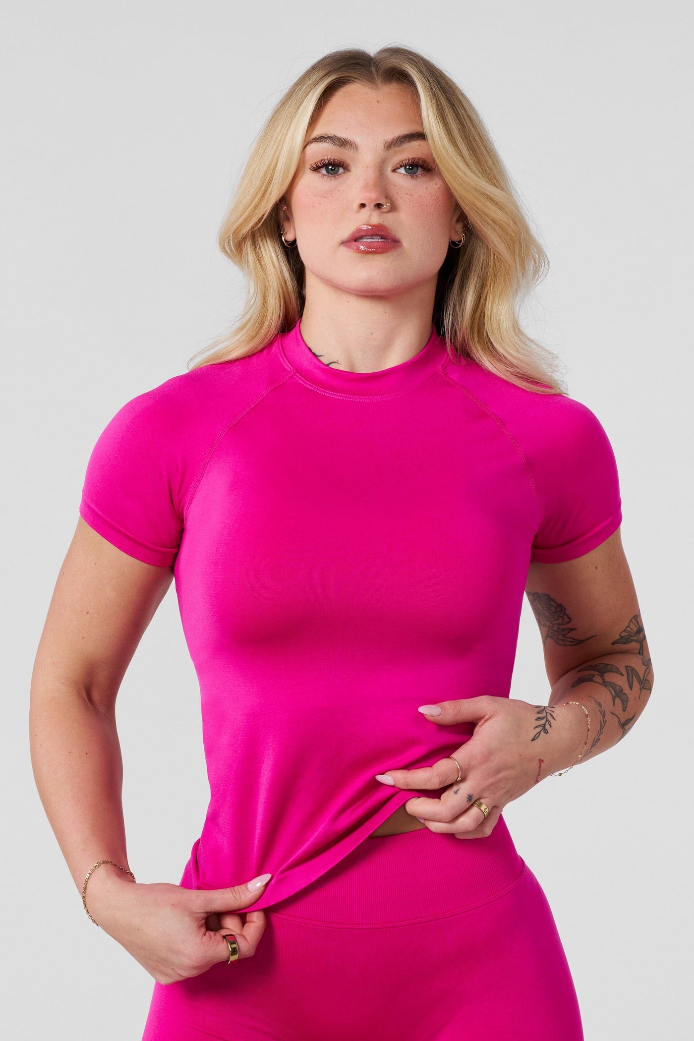 W491 Legacy Seamless Short Sleeve - Magenta