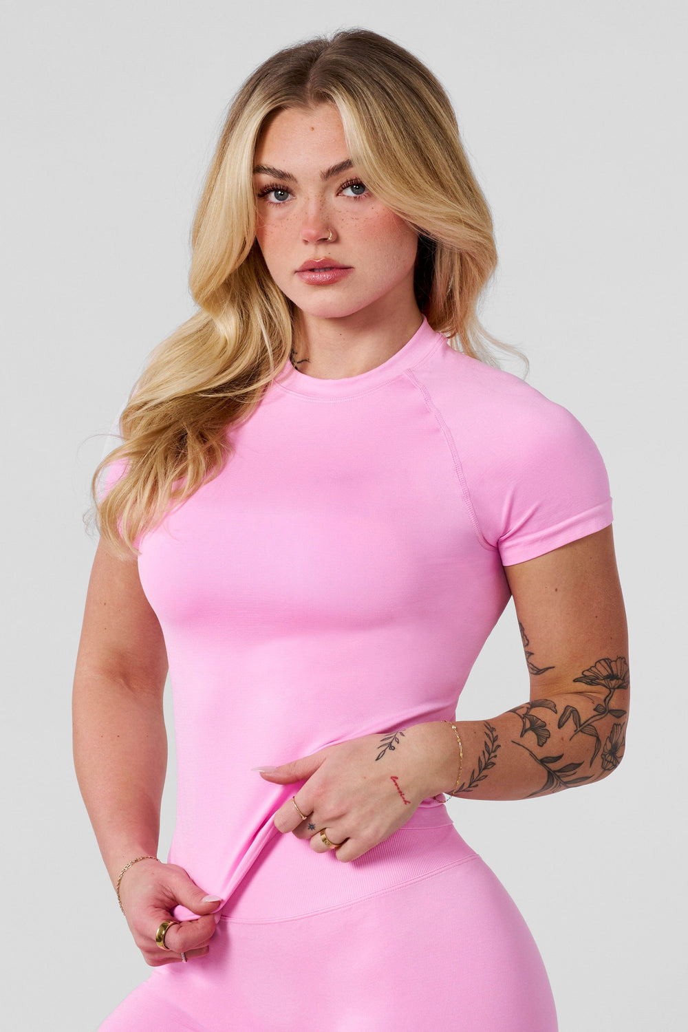 W491 Legacy Seamless Short Sleeve - Pink
