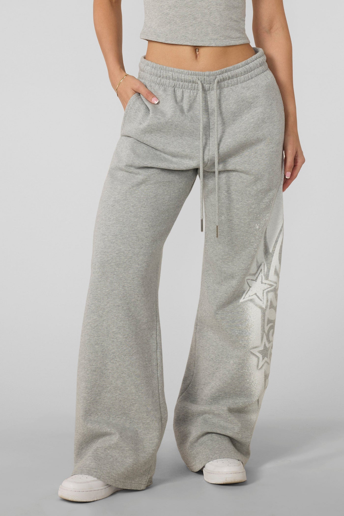 W281 Flashback Joggers - Heather Grey