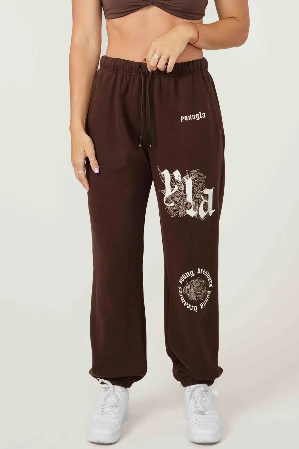 W224 - Rose Joggers - Brown