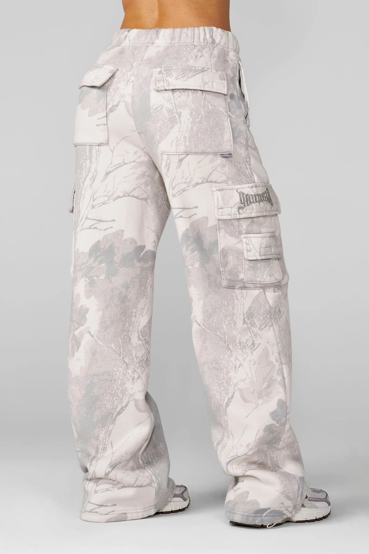 W2230 - Camo Cargo Joggers - Grey Spring Camo