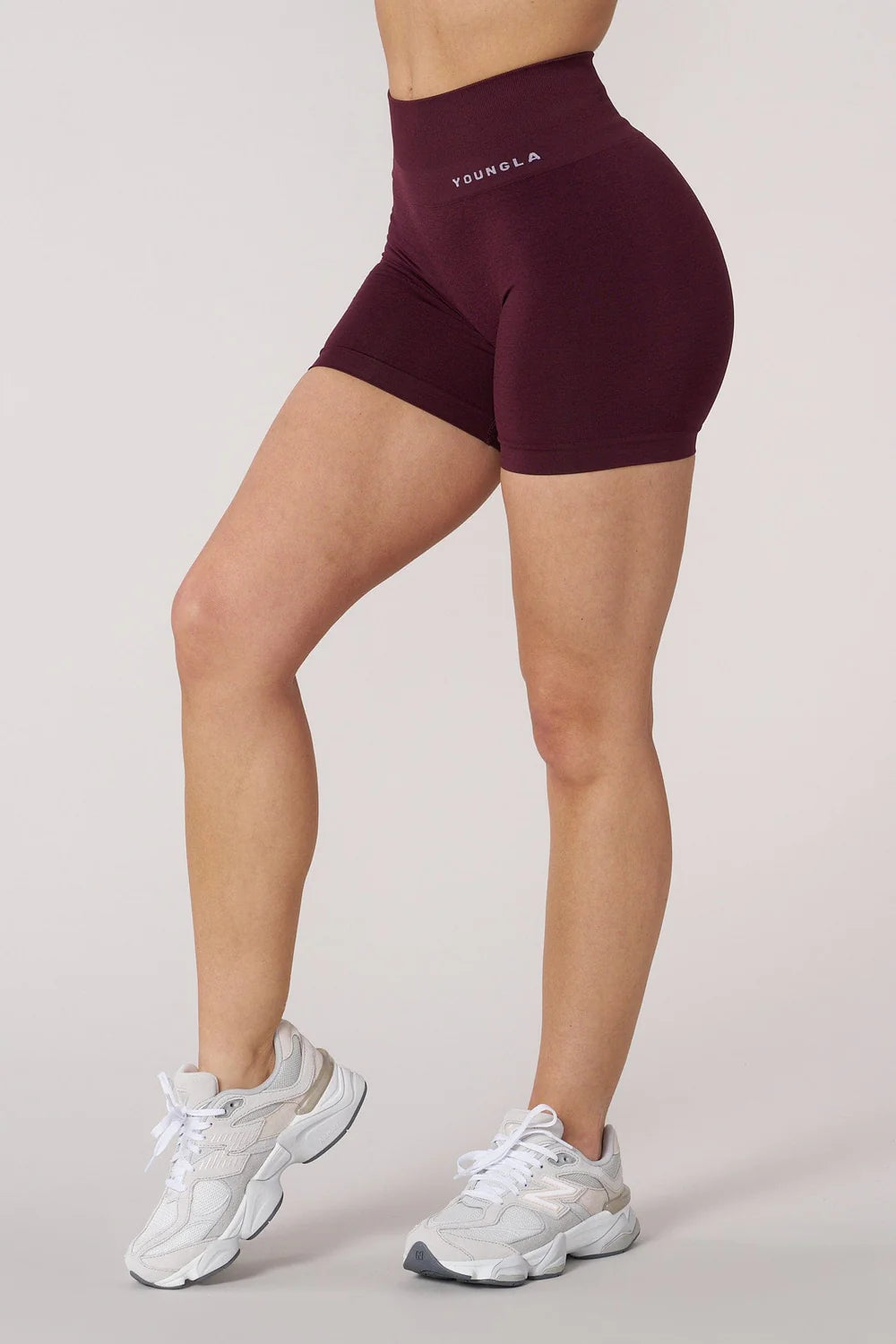 W120 - Core Seamless Shorts - Burgundy Silk