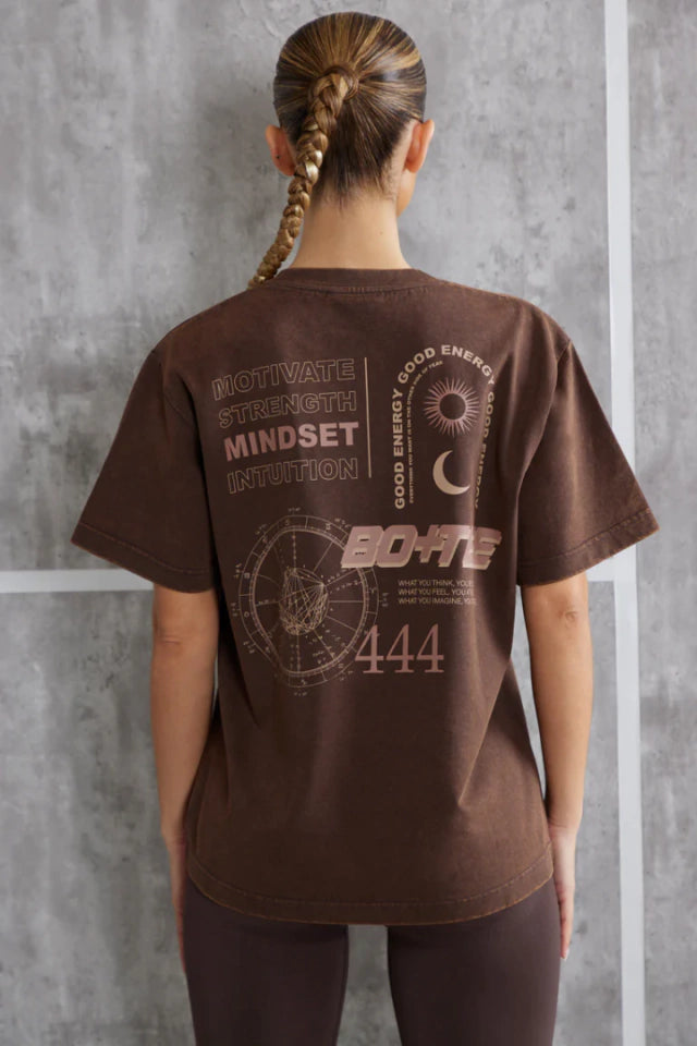 Oversized T-Shirt - Brown