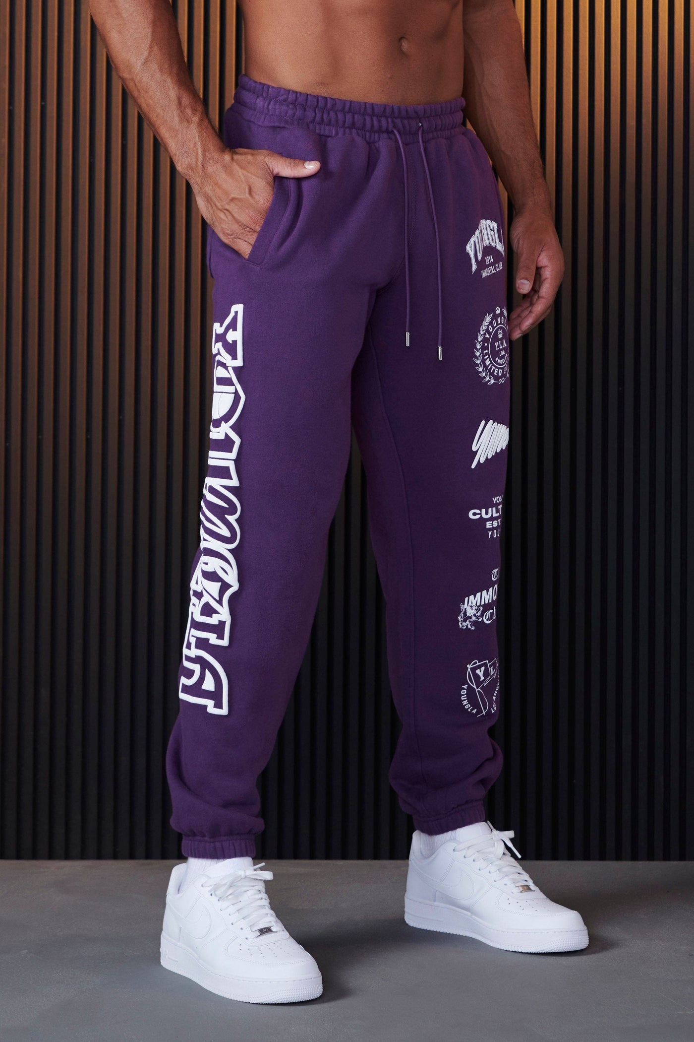 204 - Immortal Killer Joggers - Purple