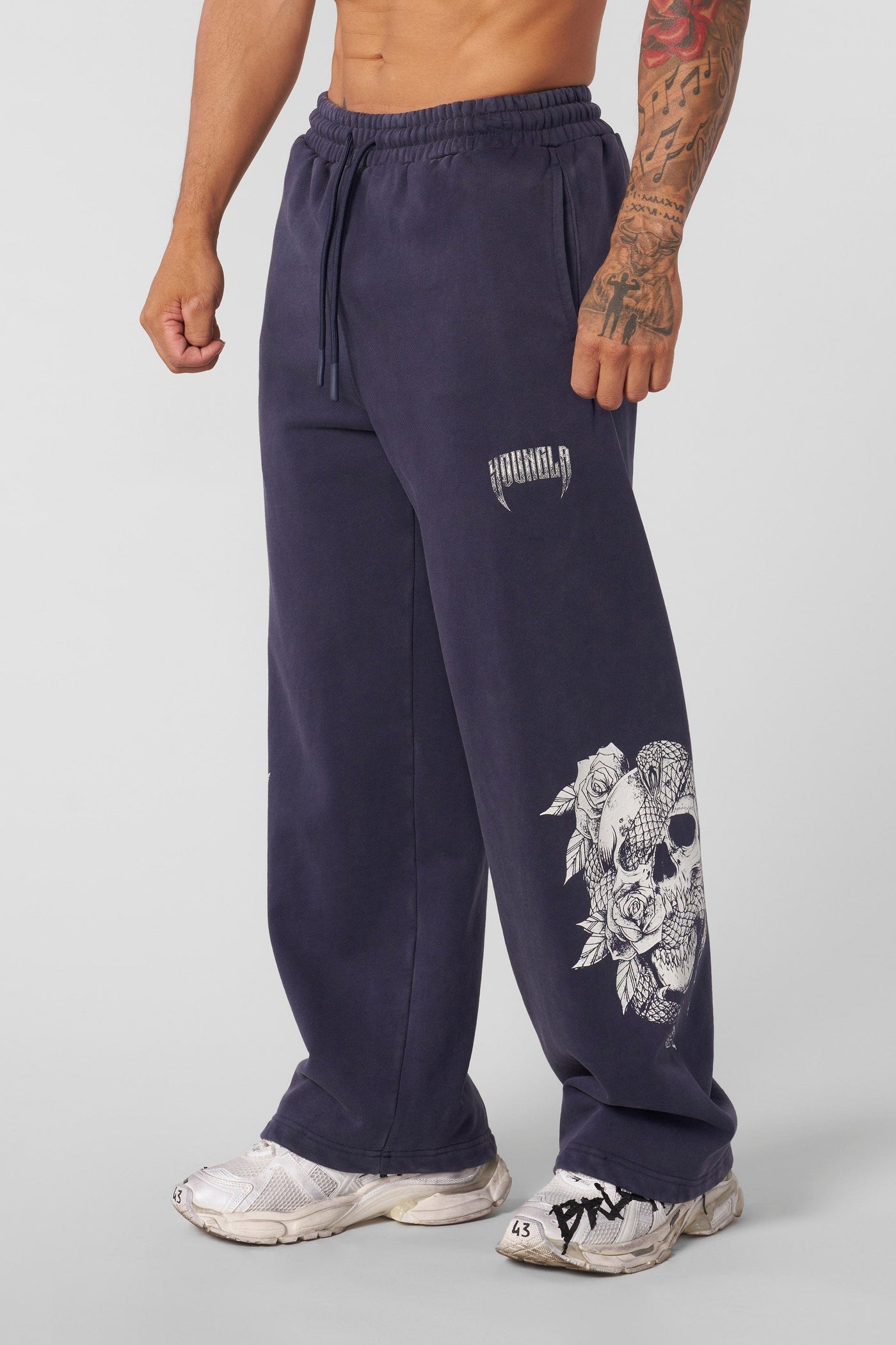 2117 - The Dawn Collection Sweats - Deep Purple Wash