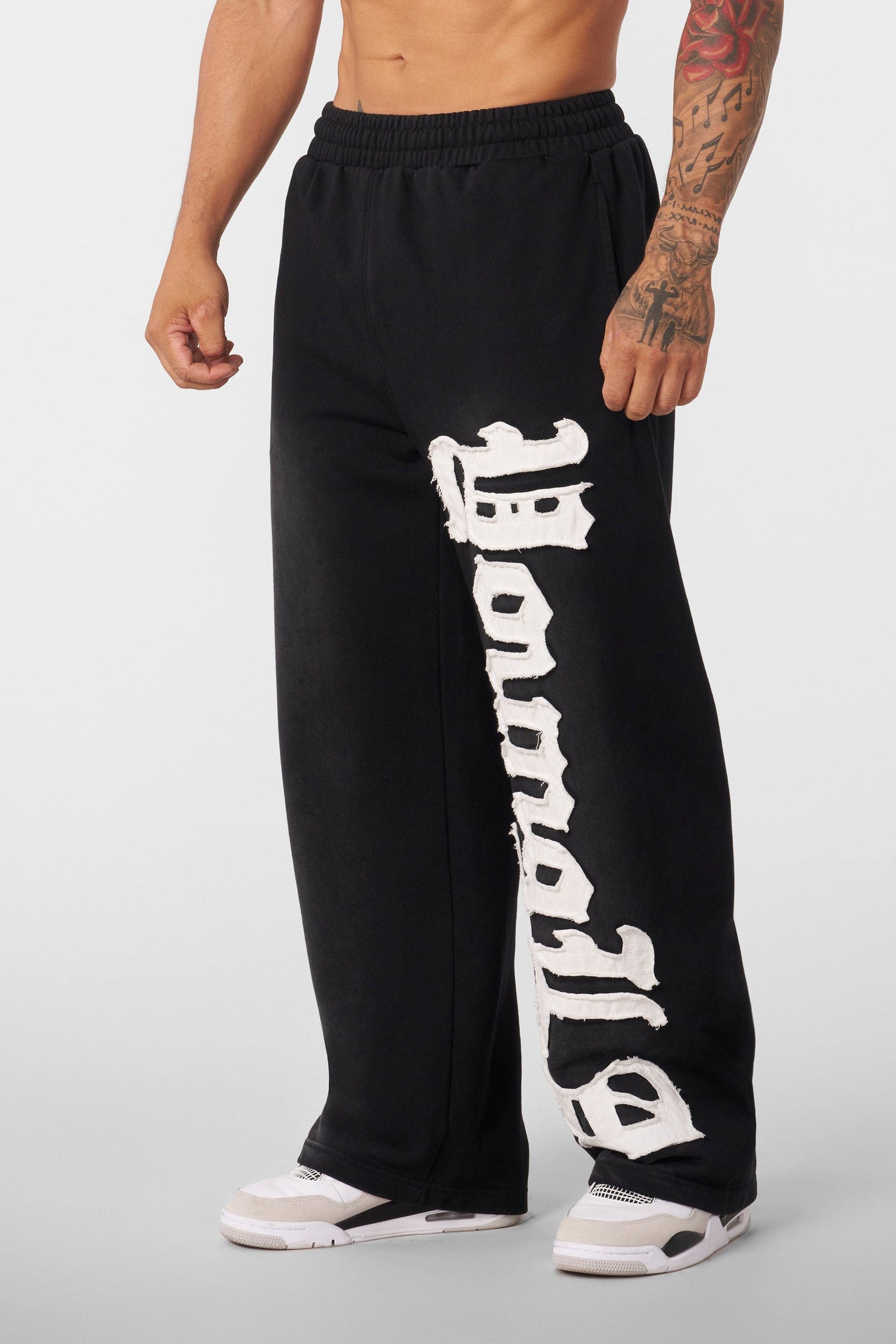 2127 - Big Patch Sweats - Black