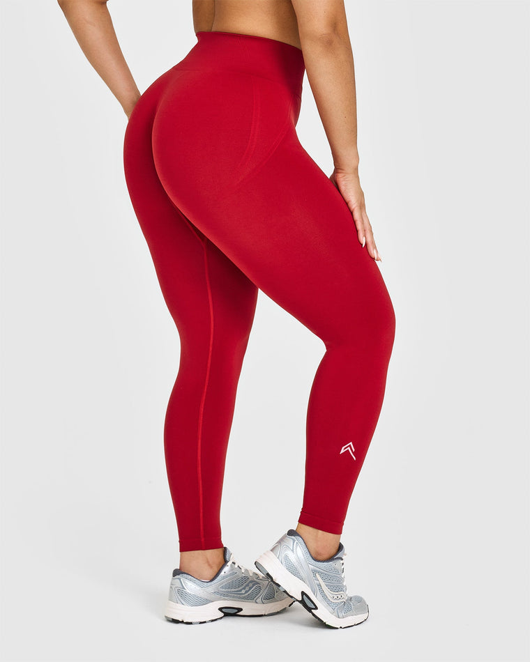 Effortless Seamless Leggings - Toasted Red