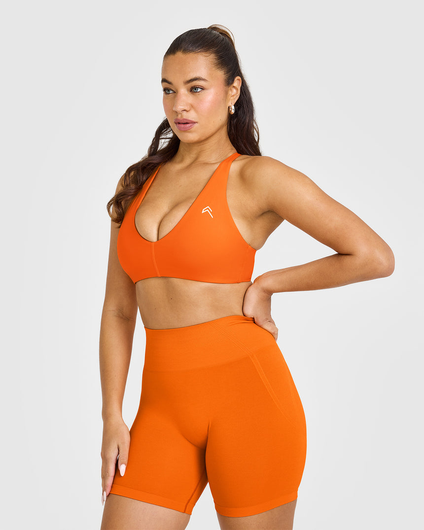 Unified Micro Bralette - Flame Orange