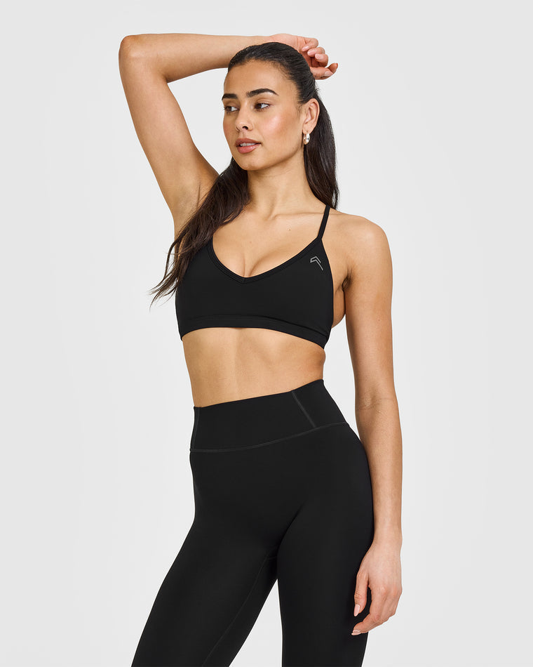 Timeless Strappy Bralette - Black