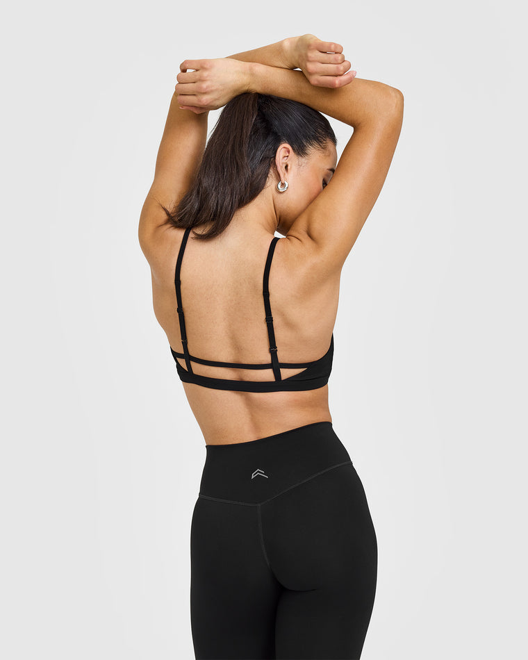 Timeless Strappy Bralette - Black