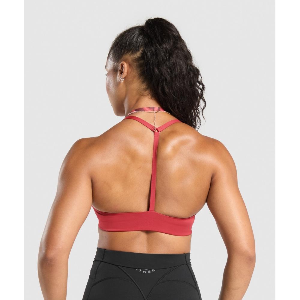 Power x T Back Sports Bra - Varsity Pink
