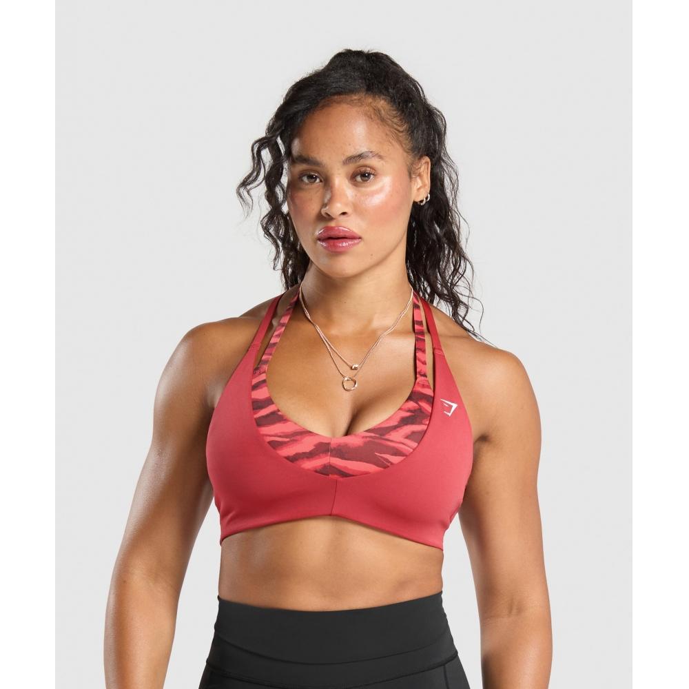 Power x T Back Sports Bra - Varsity Pink
