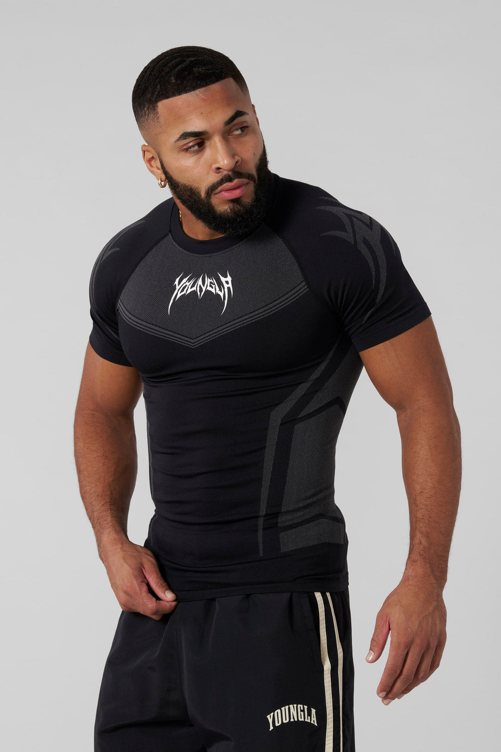 4041 - Warrior Compression Tees - Black