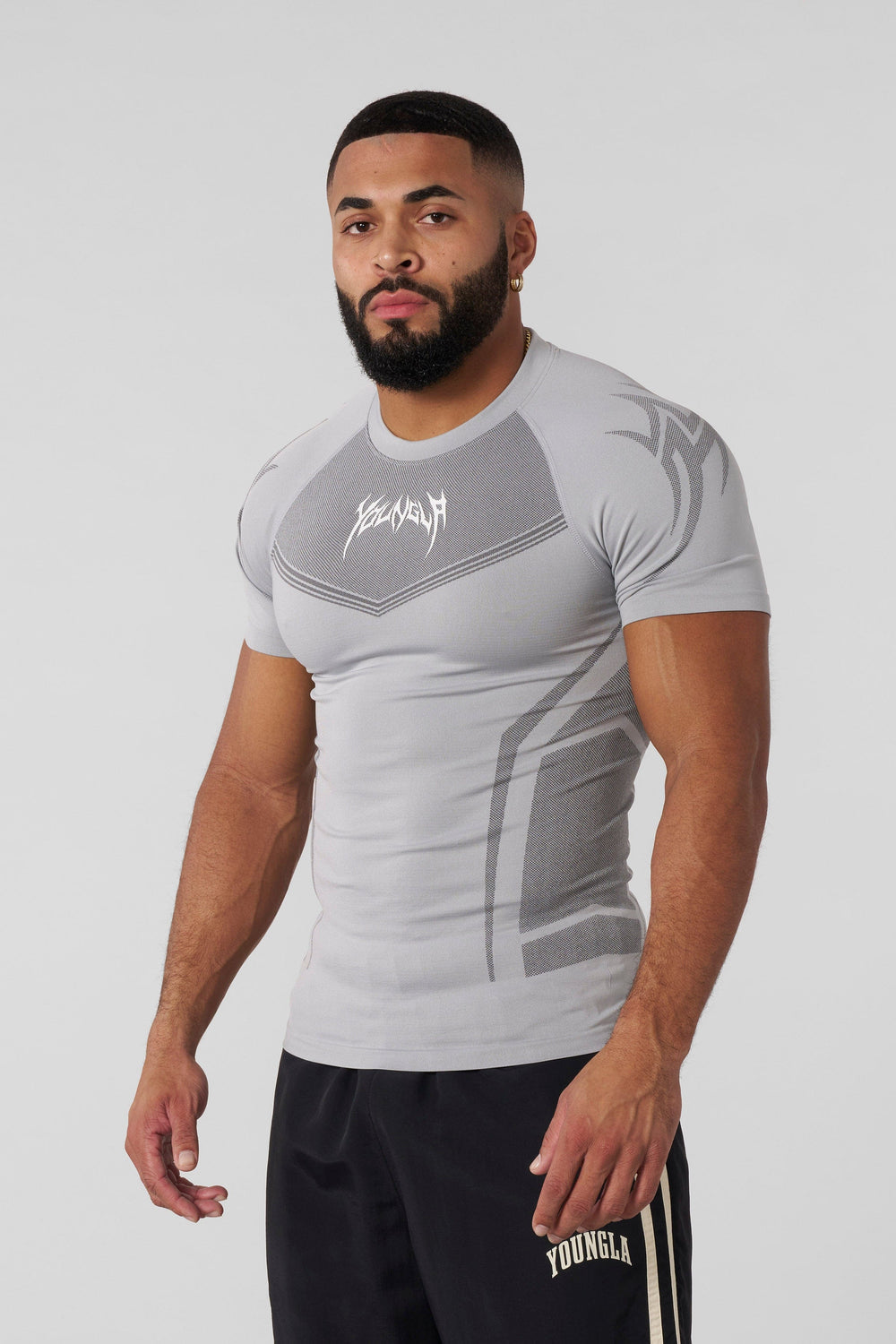4041 - Warrior Compression Tees - Grey