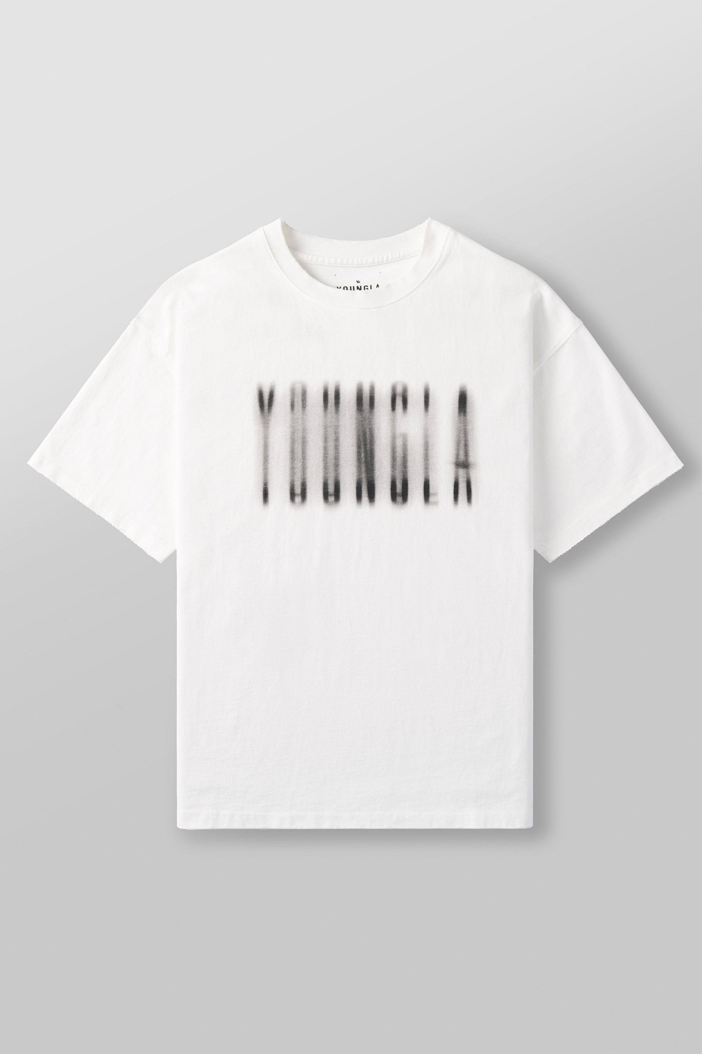 4075 - Blurry Heavyweight Tee - White