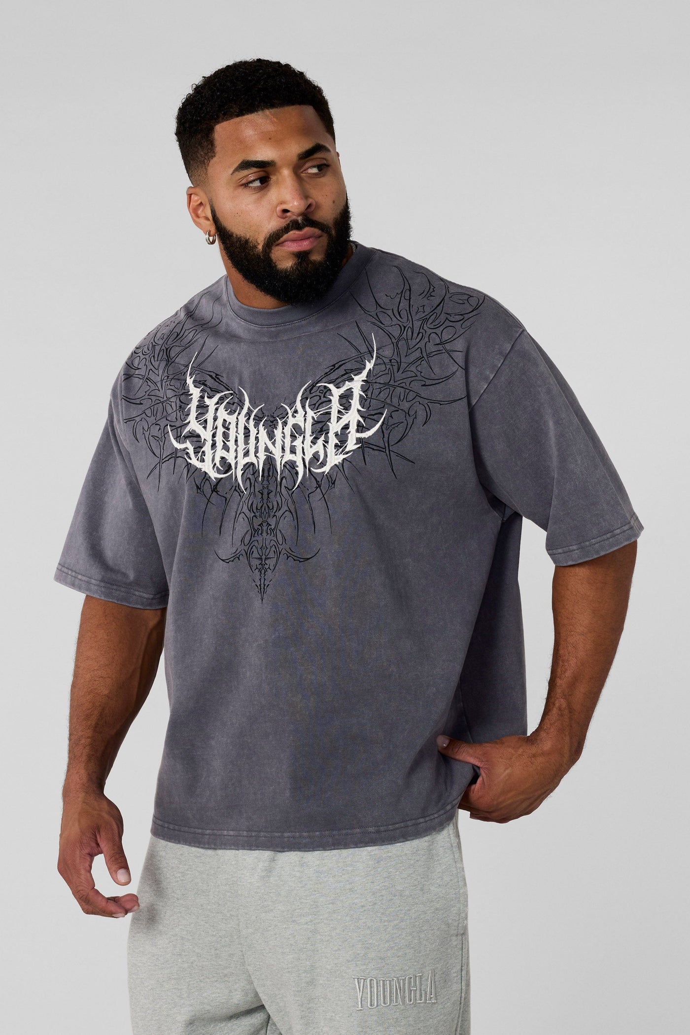 4149 - Gothic Tees - Grey Wash