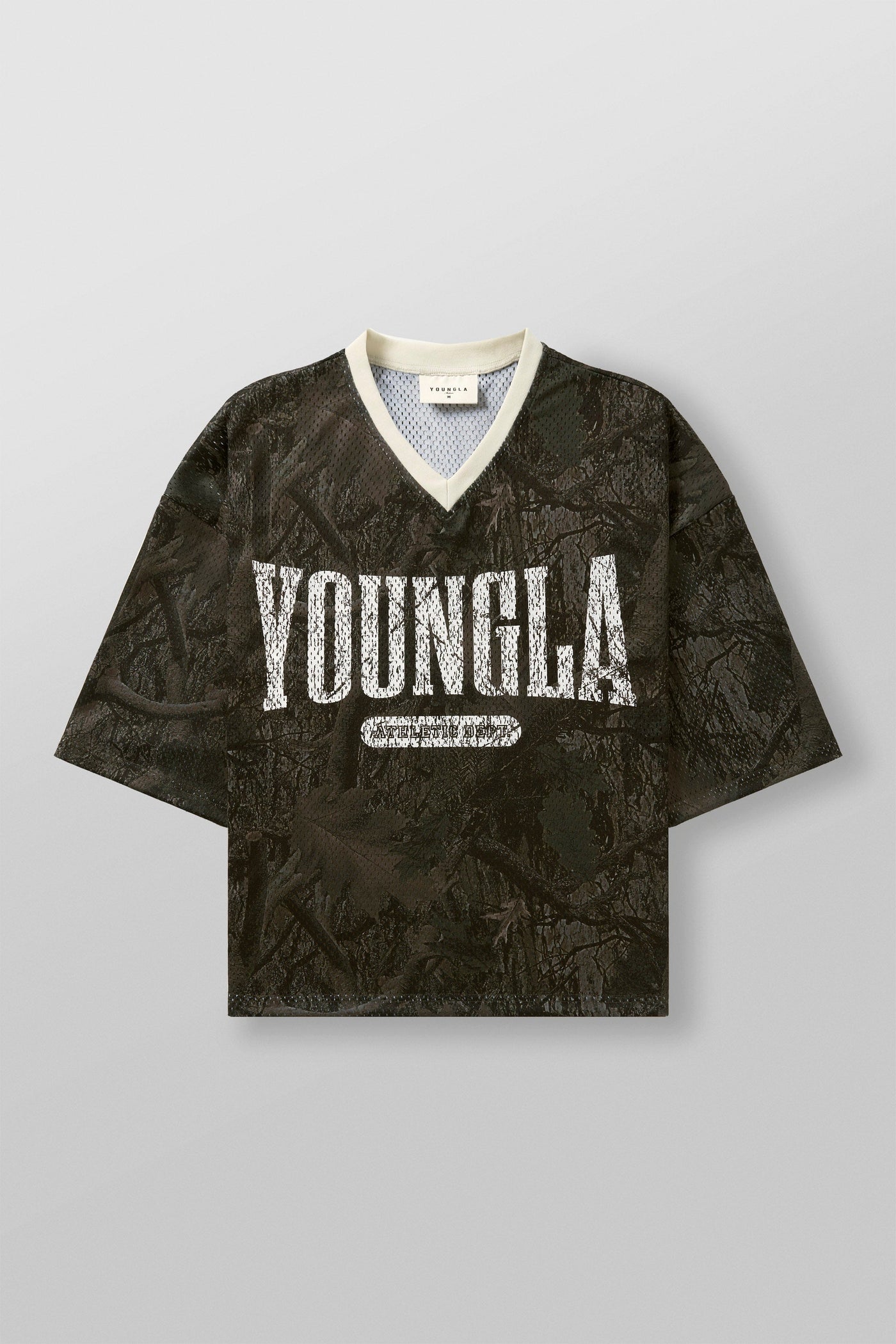 4187 - Varsity Football Cropped Jersey - Dark Tree Camo