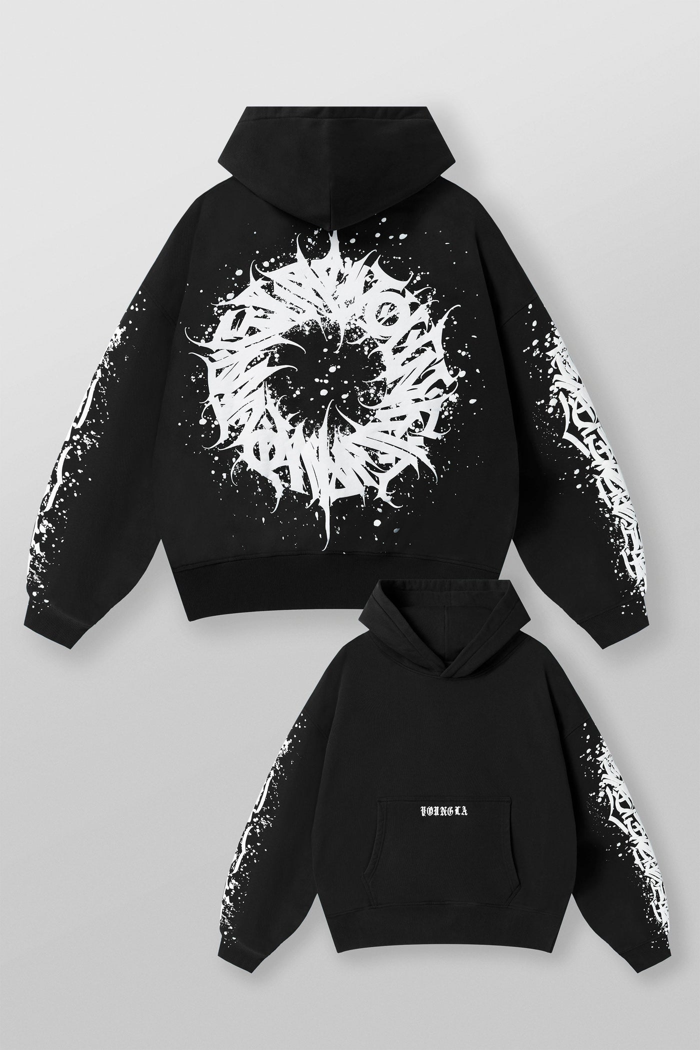 5143 - Cyclone Hoodies - Black Wash
