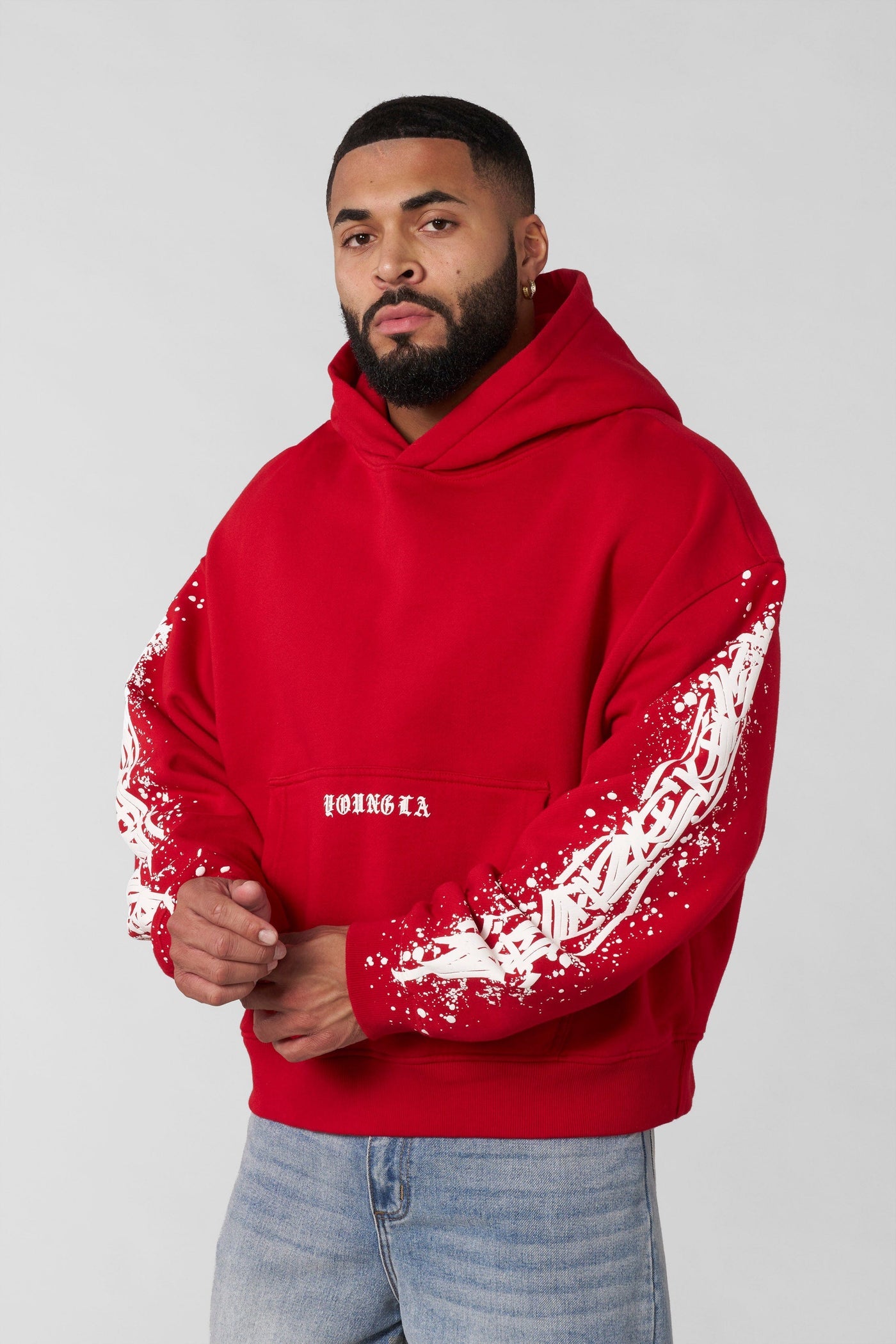 5143 - Cyclone Hoodies - Red Wash