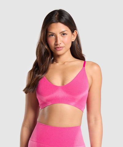 Blur Seamless Bralette - Valley Pink/Fetch Pink
