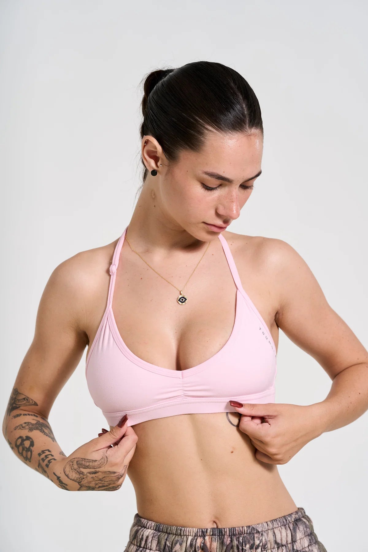 W335 Urban V-neck bra - Pink