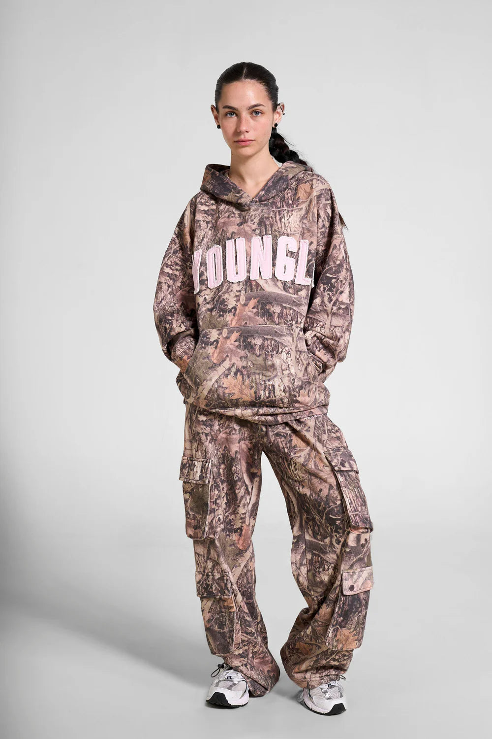 W251 Hunting Season Cargo Joggers - Green Camo