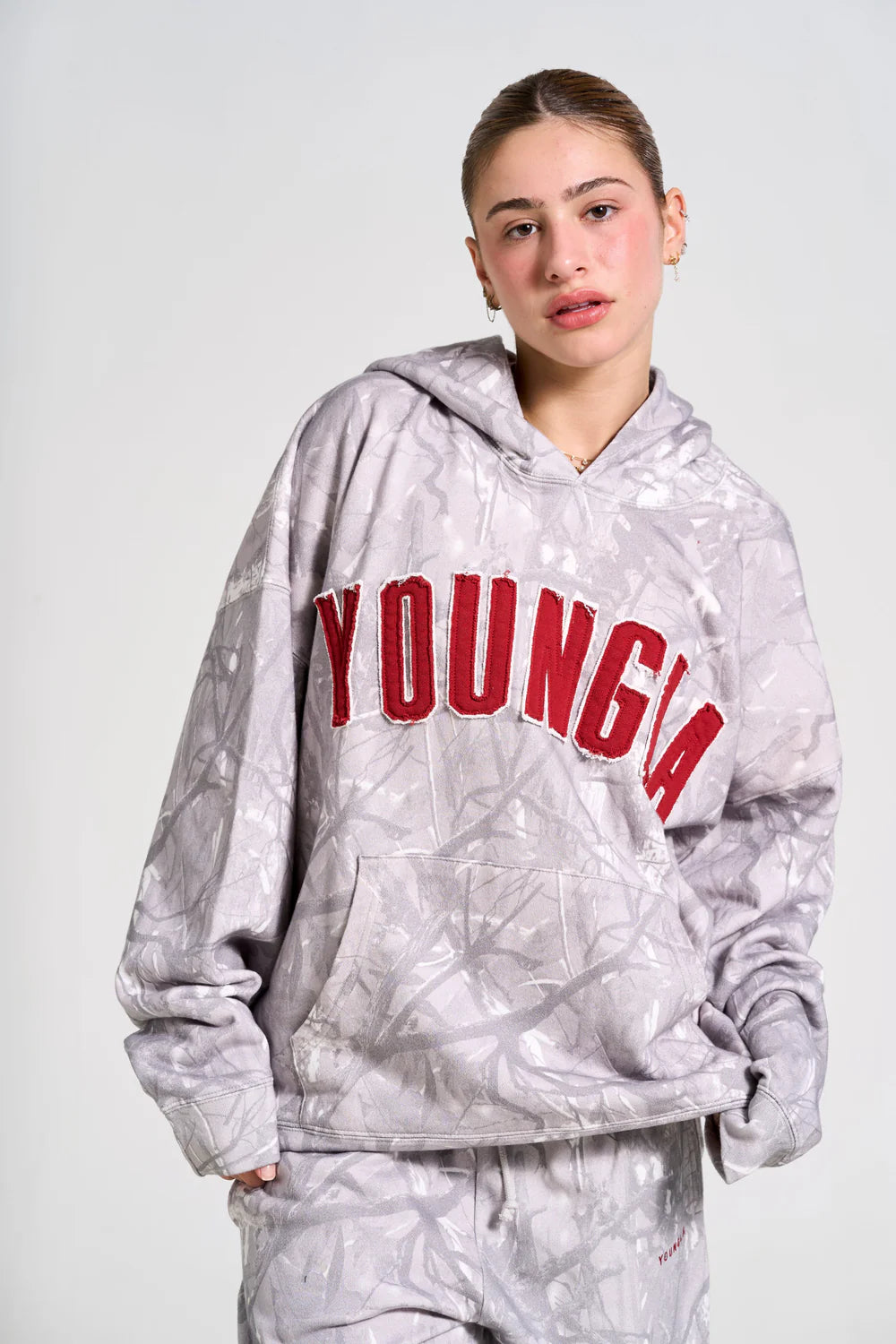W551 Hunting Season Hoodie - Grey Camo