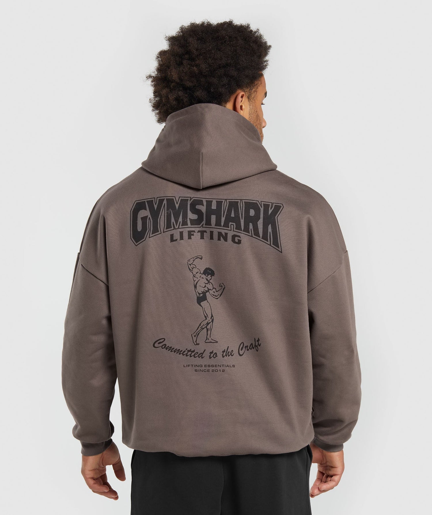Comitted To The Craft Oversized Hoodie - Brown