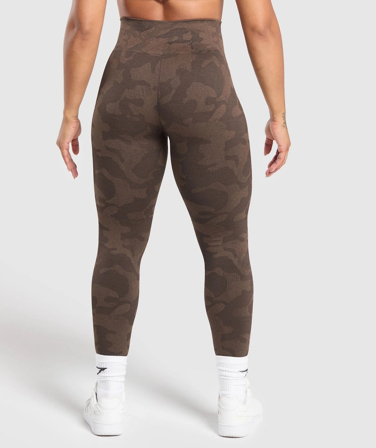 Adapt Camo Seamless Leggings - Deep Brown/ Soul Brown