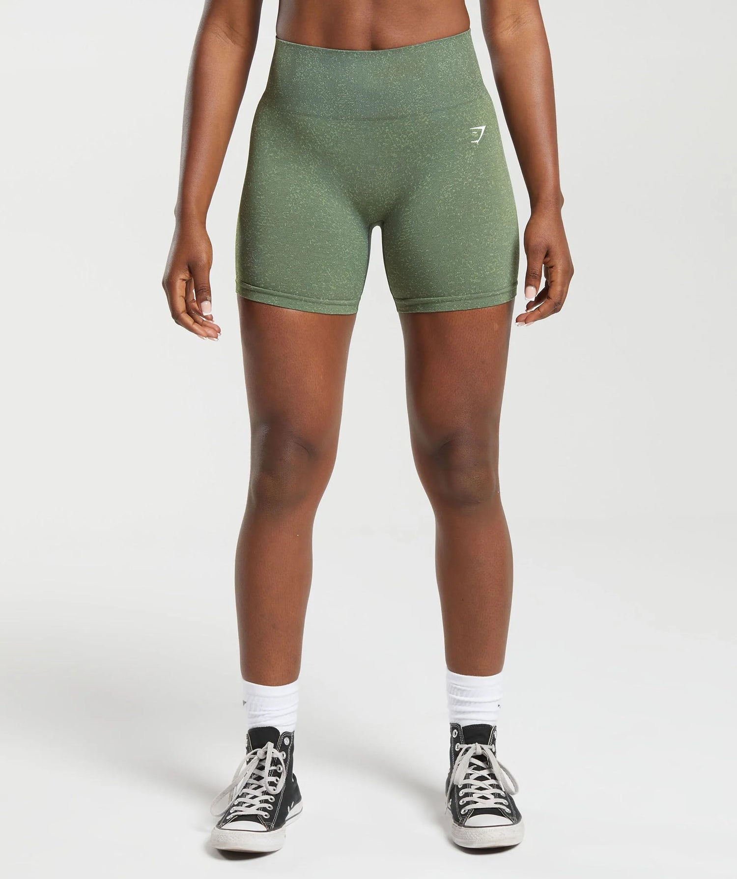 Adapt Fleck Seamless Shorts - Dusk Green/Light Sage Green