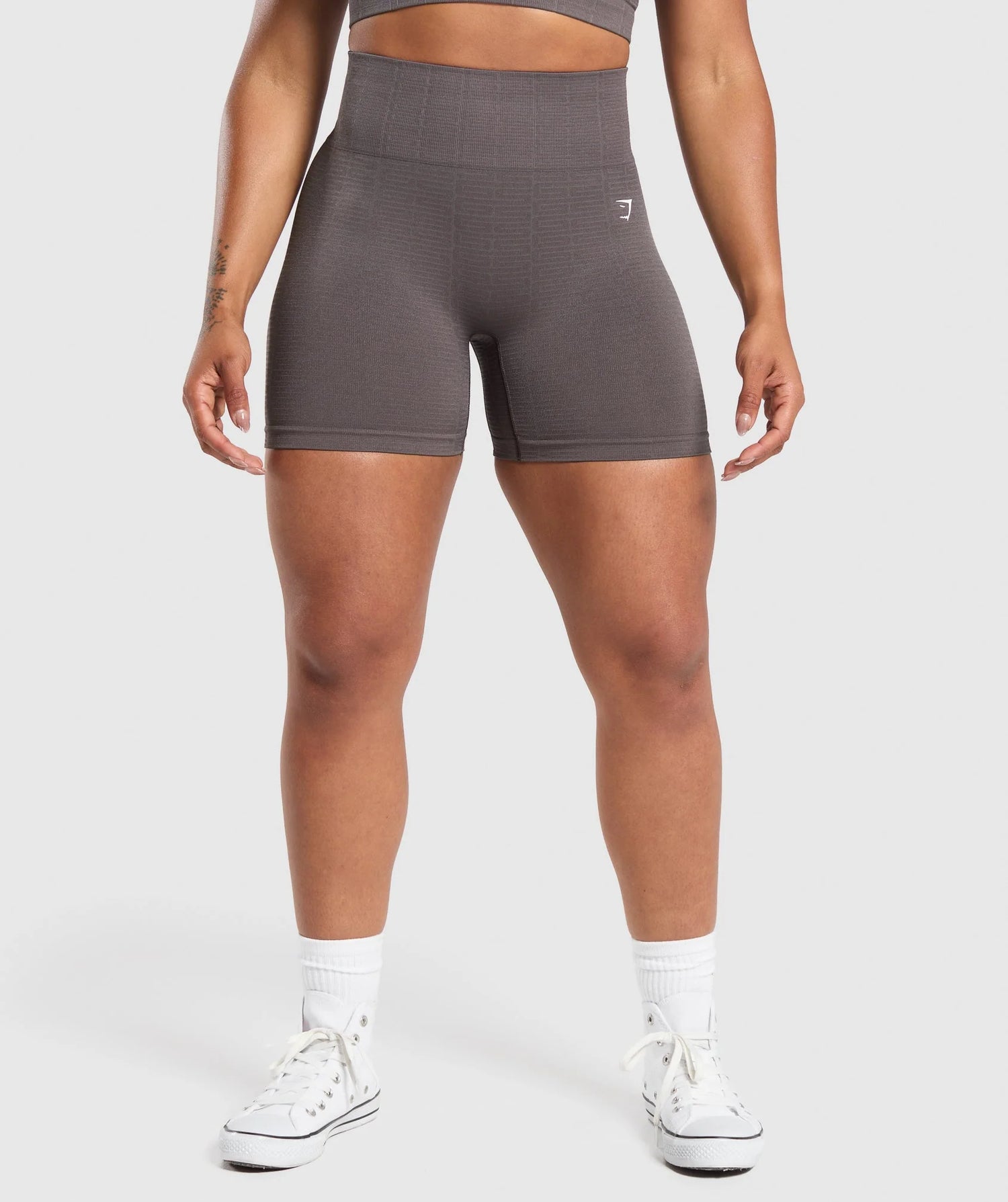 Adapt Monogram Seamless Shorts - Greyed Purple/Brushed Grey