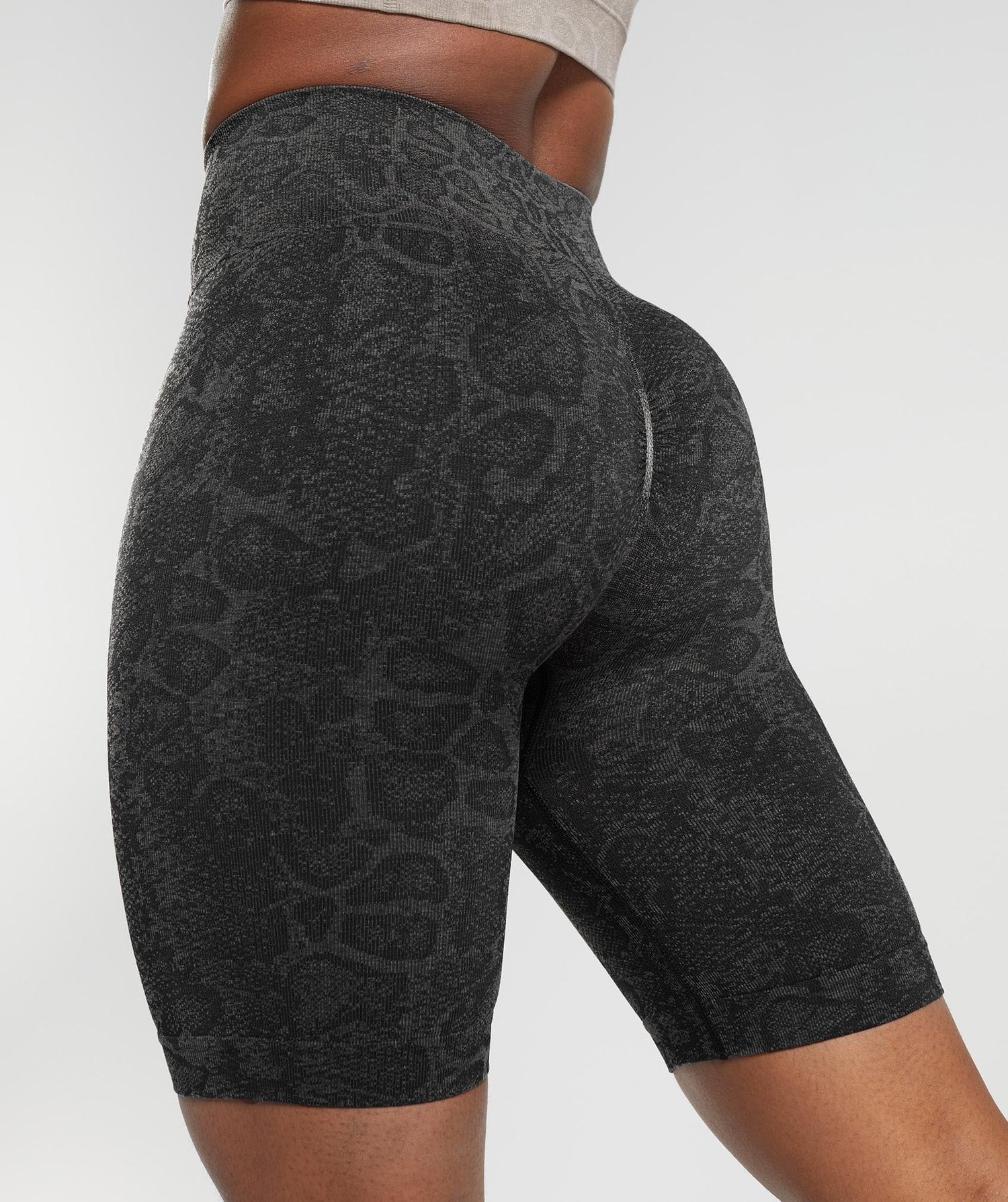Adapt Animal Seamless Cycling Shorts - Urban Grey/Black