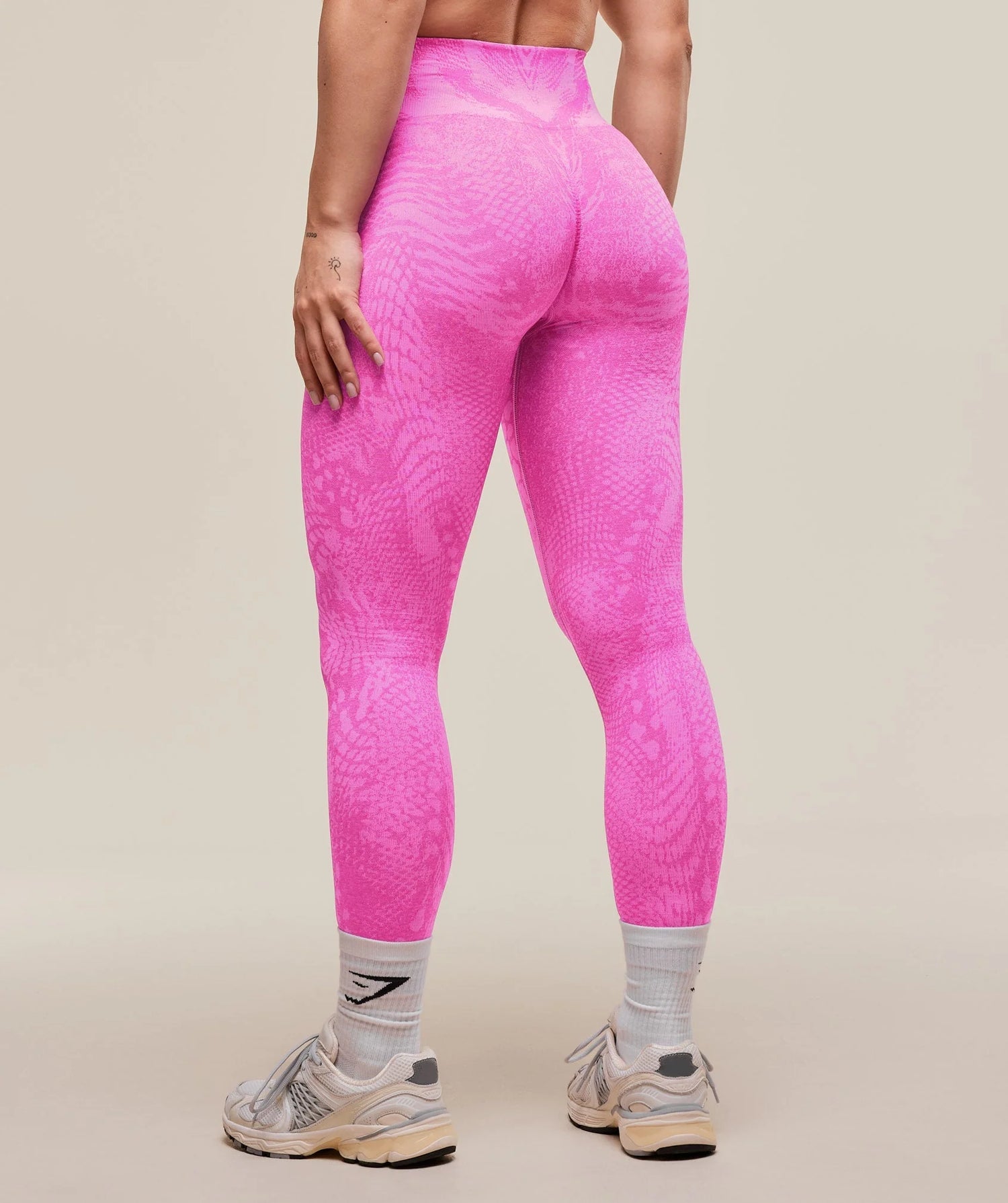 Adapt X Whitney Animal Seamless Leggings - Sour Pink/Vibrant Pink