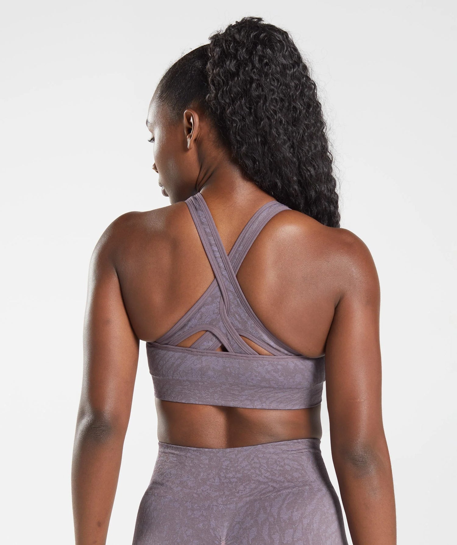 Adapt Animal Seamless Sports Bra - Wild | Musk Lilac