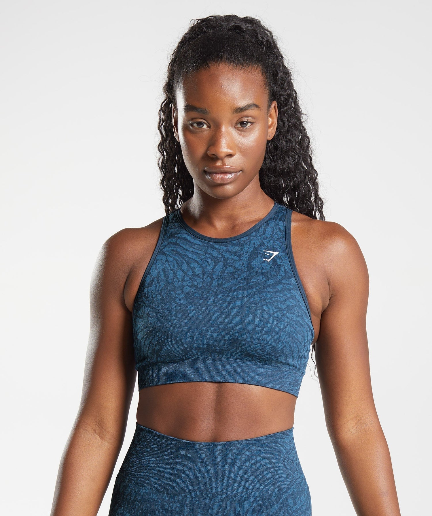 Adapt Animal Seamless Sports Bra - Wild | Navy