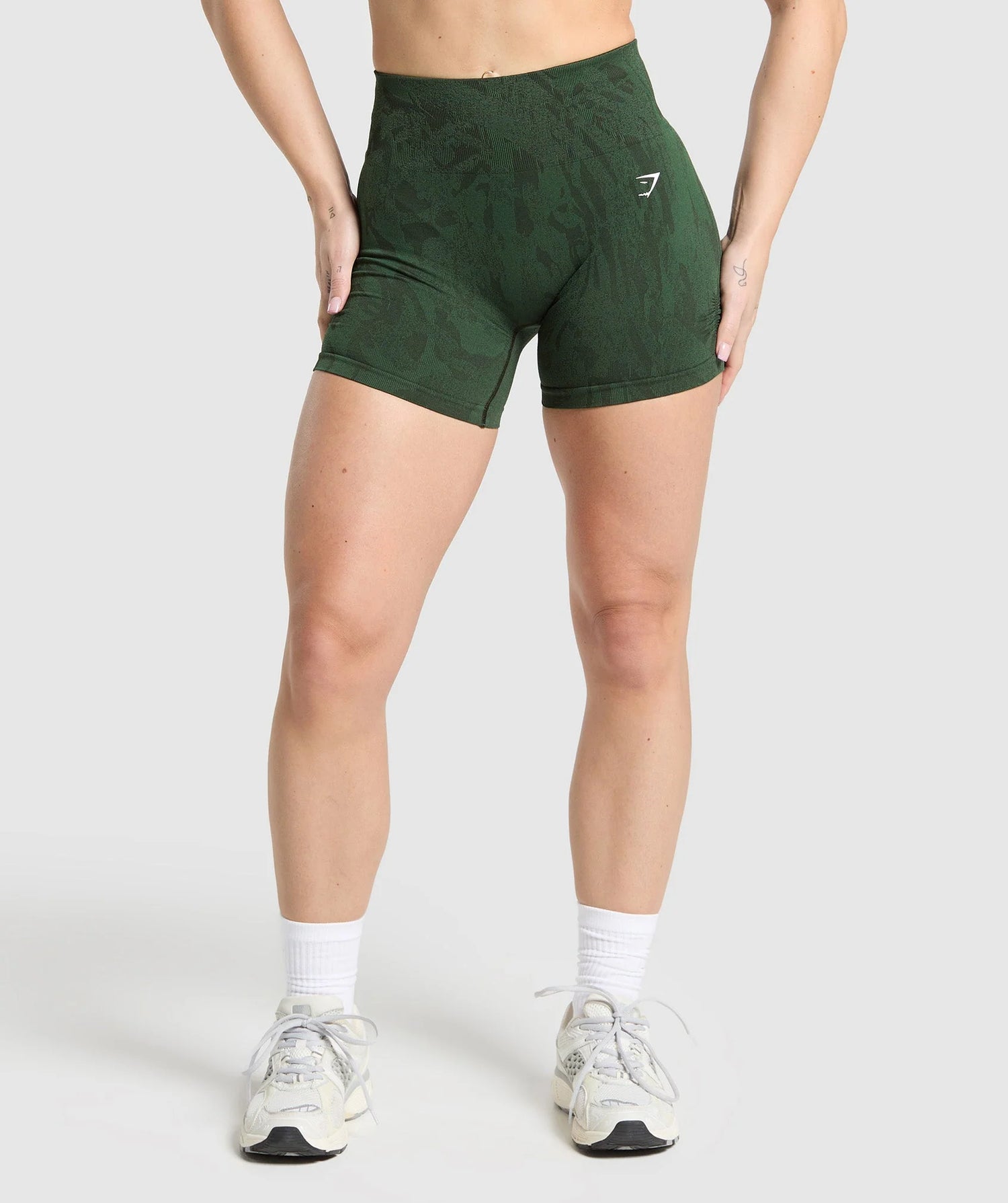 Adapt Camo Seamless Shorts - Trail Green/Classic Green