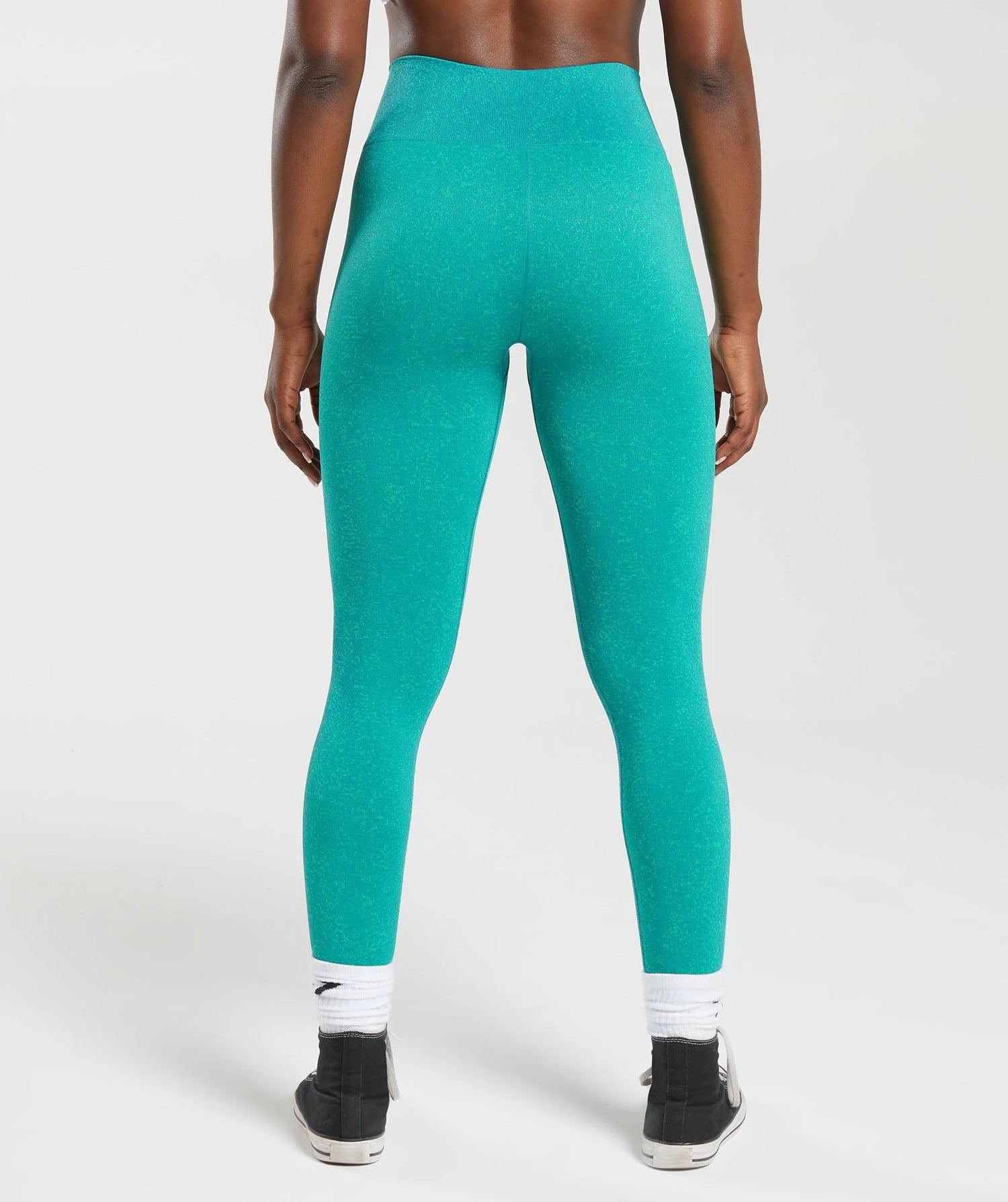 Adapt Fleck Seamless Leggings - Jewel Green