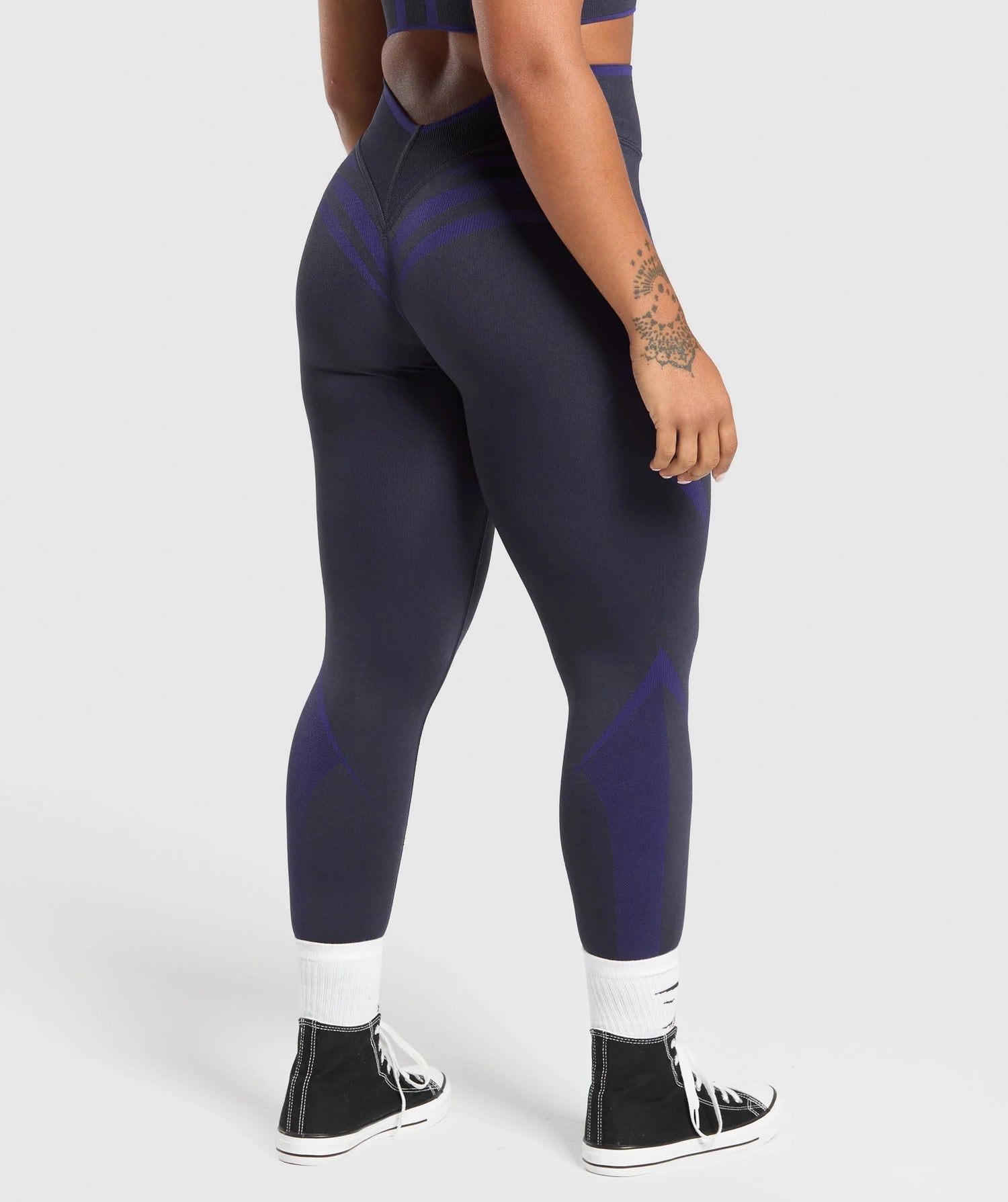 Apex Lift Seamless Leggings - Heavy Blue/Cobalt Purple